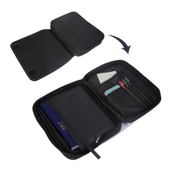 600D Polyester Sublimation Bible Bag Portable Briefcase Multifunctional Book Storage Bag For Heat Transfer
