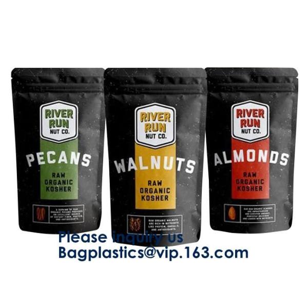 Custom Printing Shiny Laser Holographic Foil Pouch Bag,k Zipper Stand Up Pouch Bags, Mylar Food Aluminum Foil Bag