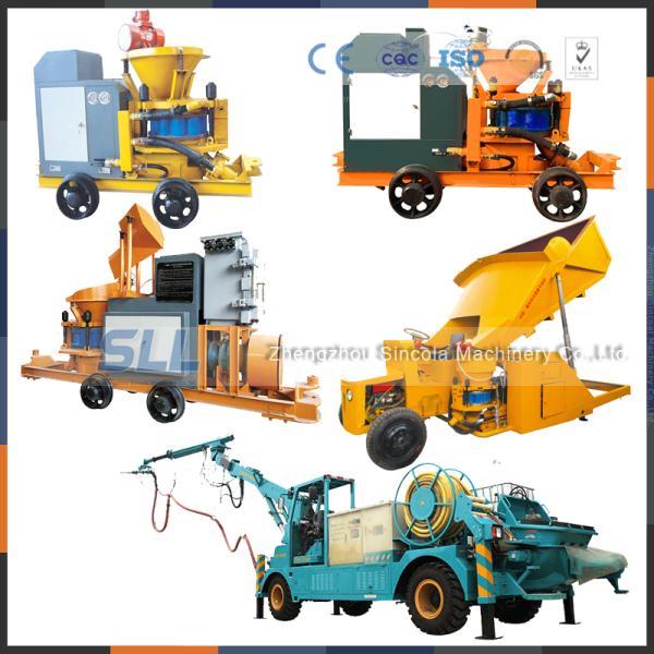 Mining Industrial Concrete Sprayer / Automatic Feeding Wet Shotcrete Machine