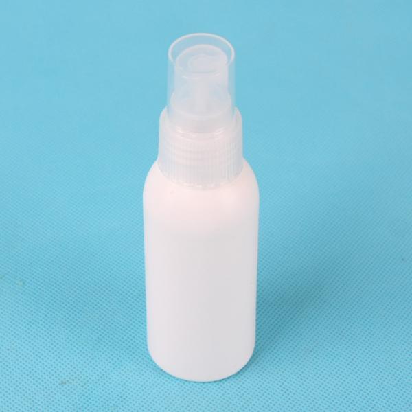 Quality 80ml 2.75oz White HDPE Alcohol Disinfection Travel Spray Bottle for sale