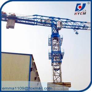 China QTZ125 PT6016 Mobile Tower Crane 60m Boom 10 Tons 50m Height Price on sale