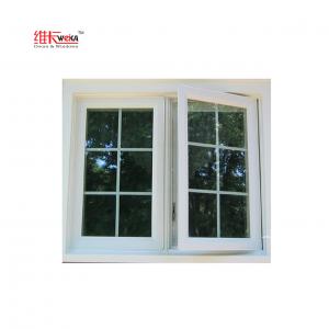 China Vinyl Casement Window Door Triple Glazed Swing Out Windows ISO9001 Certificated wholesale