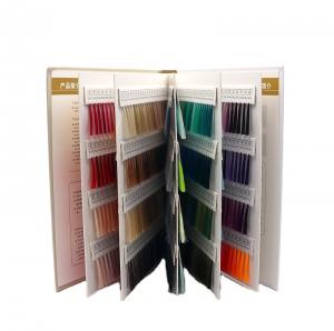 China Embroidery Silk Thread Color Card Chart Sample Book 2ply 720 colors for embroidery on sale