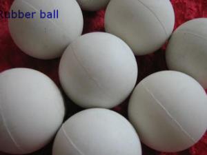 China Low Temprature Resistant HNBR Solid Industrial Ball , Rubber Medicine Ball wholesale