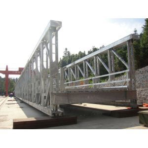Buy cheap Prefabricated Modular Steel Bridge / Army Bailey Bridge High Strength from wholesalers