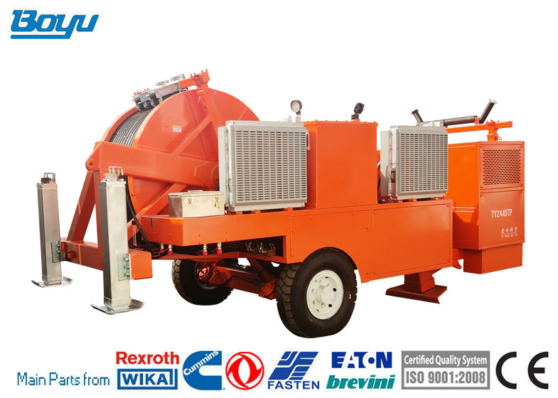 China Hydraulic Cable Stringing Overhead Line Stringing Equipment Puller Tensioner wholesale