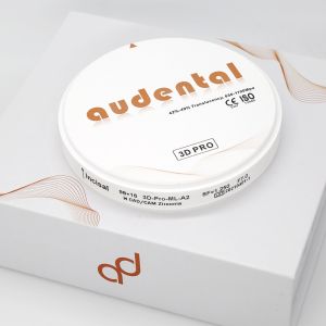 China 3D Pro Multilayer Dental Lab Dental Zirconia Block with High Flexural Strength Translucency Audental on sale