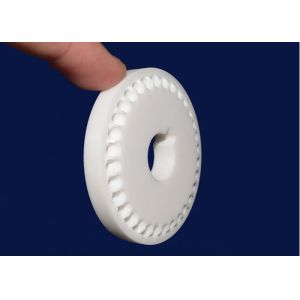 China Industrial Machining Alumina Ceramic Flange Ceramic Insulator Polishing Surface wholesale