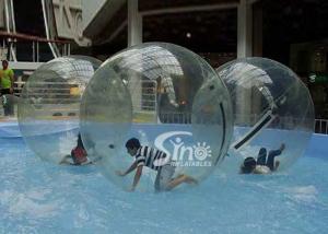 China Clear PVC and TPU inflatable water ball walking on water for kids and adults pool parties wholesale