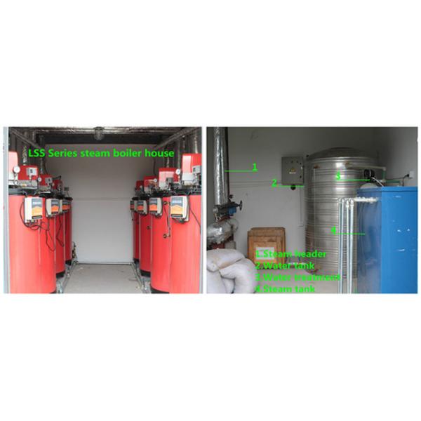 LSS Oil Gas Industrial Steam Generator Small Capacity Built - In Configuration