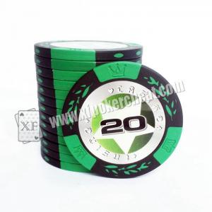 China Texas Holdem Poker Chips / Mahjong Baccarat Chip Coins 40mm * 0.3mm wholesale
