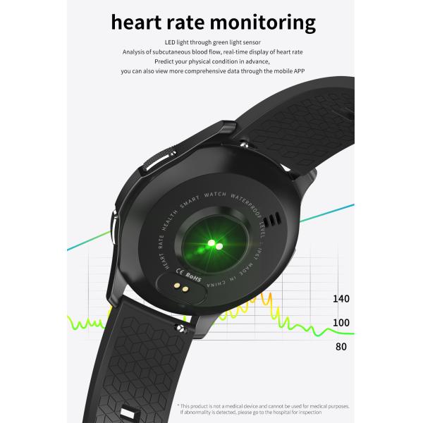 Newest Fitness Tracker Digital Sports Steel Strap Calling Music Android IOS Ip67 Watch