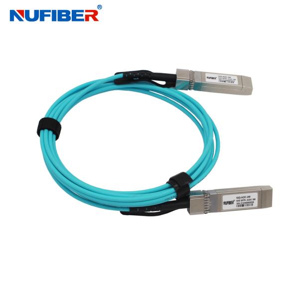 10G SFP to 10G SFP Active Optical Cable 10Gbps Solution for Data Center and High-Throughput Data Transmission with OM3 1-15M