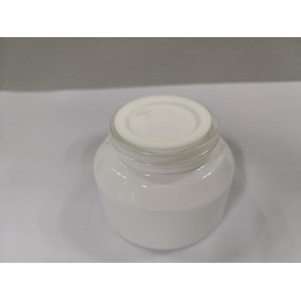 White Glass Cosmetic Jar With Wooden Cap / Lids Cosmetic Pots Cream Bottles OEM