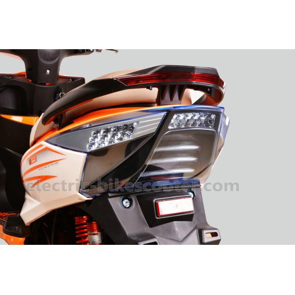 48V 600W Electric Bike Scooter , 45km/h Pedal Assisted Electric Scooter 90km