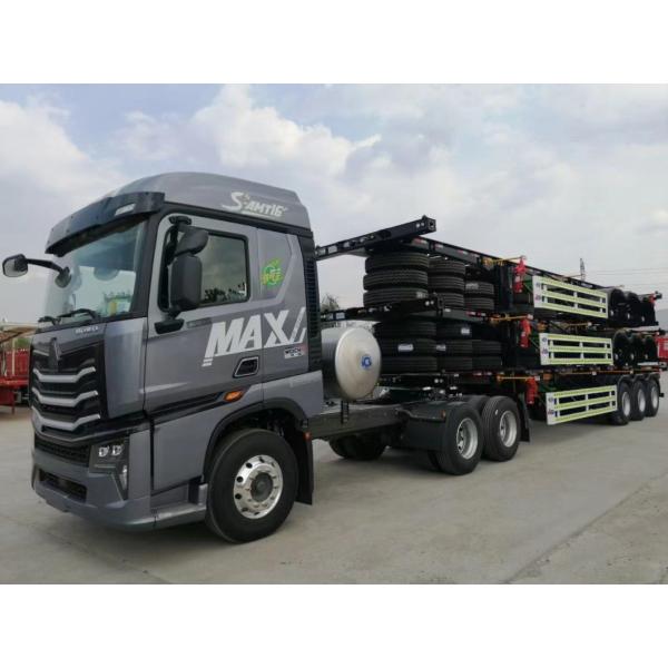 2/3 Axles 40t/50t 20FT/40FT/45FT Shipping Container Skeleton Skeletal Semi Truck Trailer