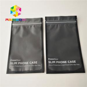 China Plastic Material Custom Printed Stand Up Pouches For Mobile Phone Case wholesale