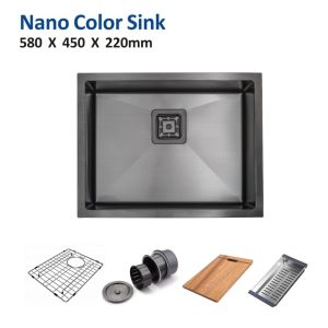 China 58x45 Coloured Stainless Steel Sink 23 Inch Undermount Stainless wholesale