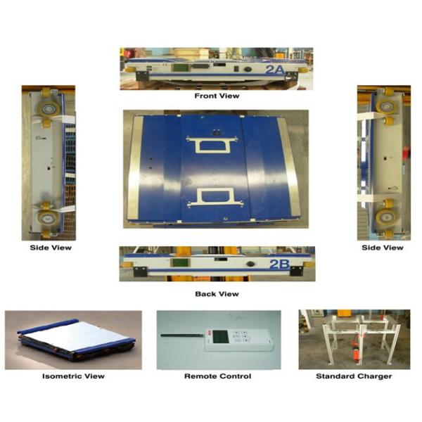 Heavy Duty Pallet Storage Radio Shuttle Racking System Operated by Forklift / Shuttle Motor