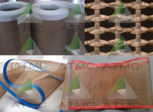 China Heat Resistant Teflon Coated Fabric BELT TF PTFE Coated Conveyor Belts wholesale