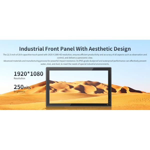 128GB ROM ONERugged P21A 21.5'' Industrial Fanless Wall-Mounted Touch Panel PC Tablet