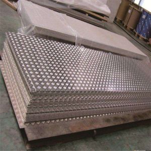 China 5 Bar 1070 1100 1200 3003 Aluminum Checker Plate Sheets wholesale