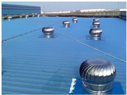 Roof Exhaust Ventilation Fan 10 Days Production Time Corrosion Resistance and Lowest