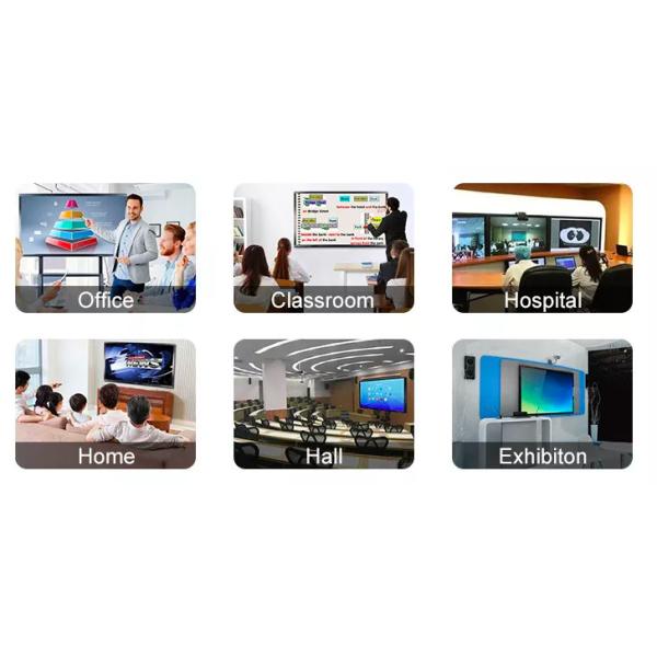 Educational LCD Touch Screen 65 Inch Digital Whiteboard For Online Teaching