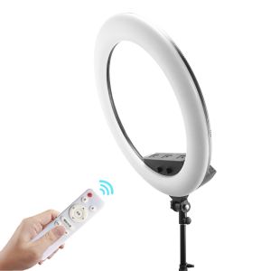 Live Streaming 22 Inch Ring Light Led Video Fill Lamp With Tripod Stand 5500k