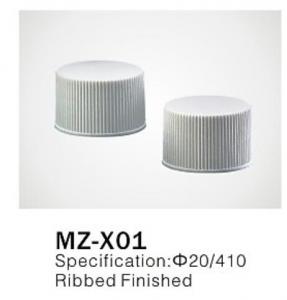 China Φ20/410 PP/PET round plastic cap for cosmetic plastic bottle closure, ribbed finished on sale