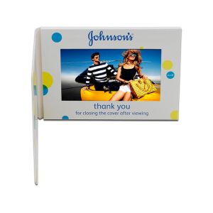 7'' IPS Screen LCD Video Business Cards 4C Offset Print With Rechargeable