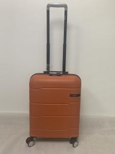 China 210D Polyester ABS Trolley Luggage With Hardside Spinner Wheels on sale