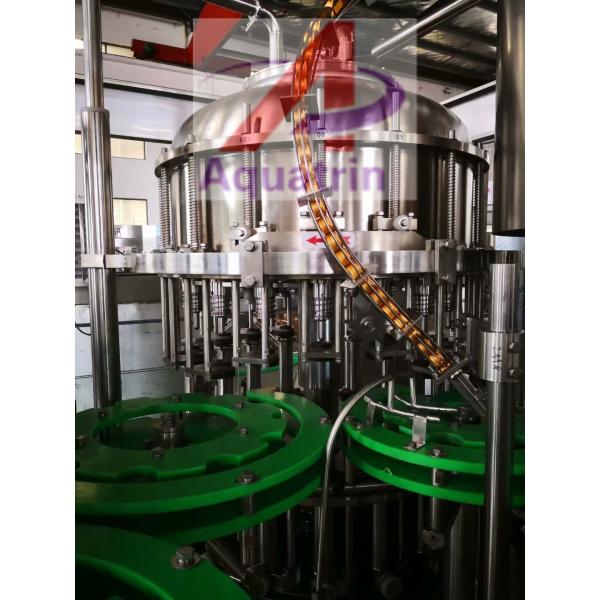 220V 50Hz Glass Milk Bottle Filling Machine With Overload Protection