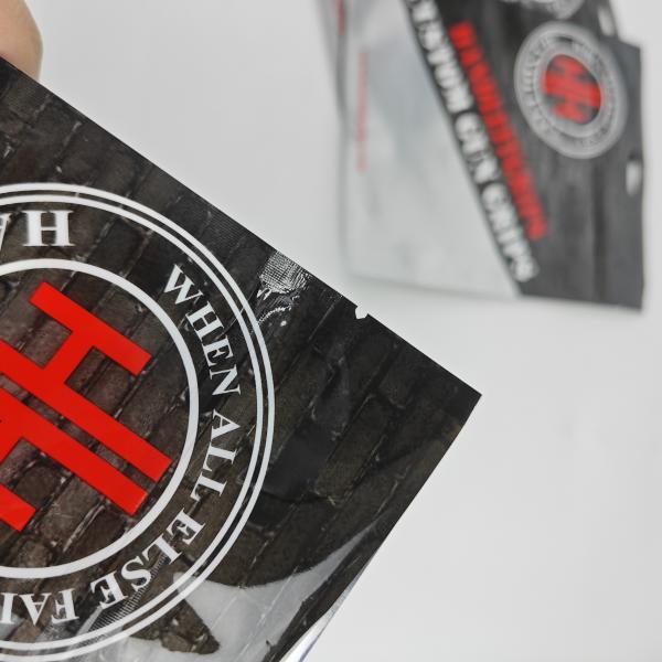 High Quality Custom Printed Glossy Surface Fishing Bait Packaging Plastic Bag 3 Side Seal Bags With Euro Hole