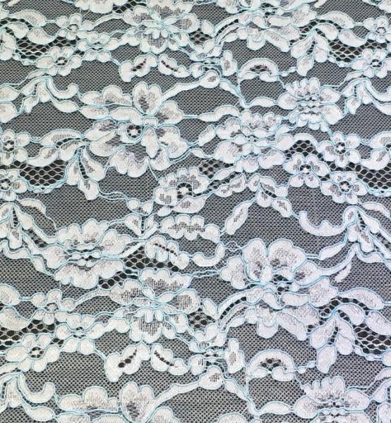 Quality Cotton Nylon Cord Lace Fabric floral flower pattern for garmen wholesale for sale
