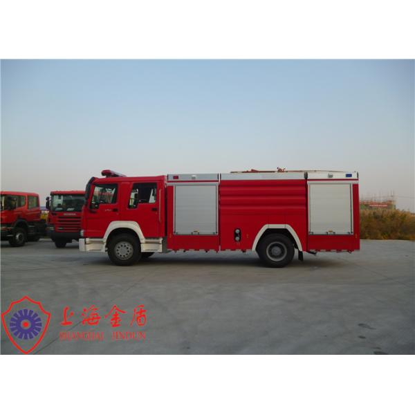 Max Speed 90KM/H Water Tanker Fire Trucks , Heavy Rescue Tender Fire Trucks