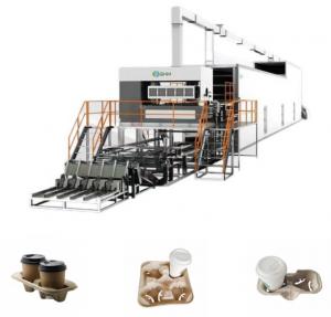 China Paper Coffee Cup Maker Fully Automatic Cup Tray Forming Machine wholesale