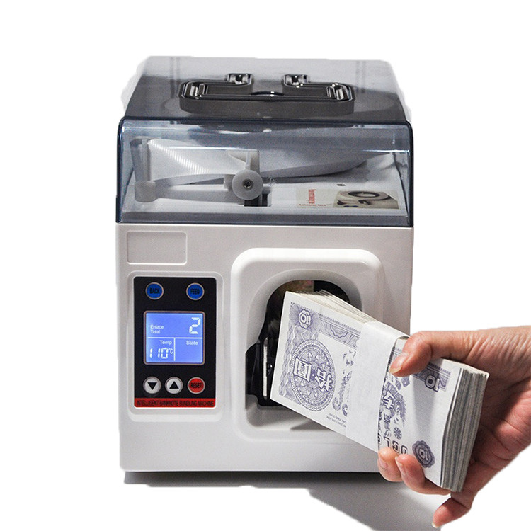 40MM bundling machine Automatic Banknote Banding Machine Strapping For Paper