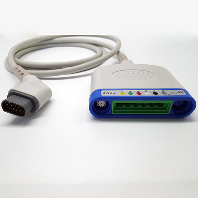 China Drager Siemens Multimed Pod 16 Pin TPU 6 Lead Ecg Cable wholesale