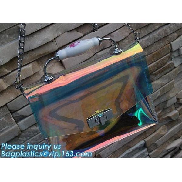 pvc handbag with small bag, PVC Transparent Fashionable Handbag Shoulder Bag Crossbody handBag, pvc carrier, carrier han