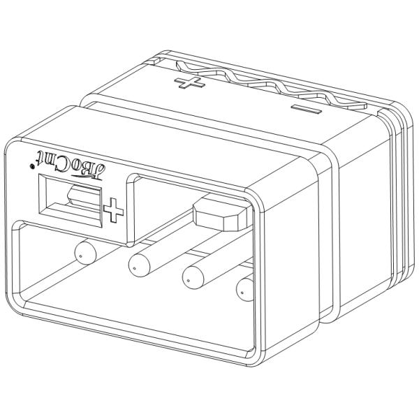 40A Electric Vehicle Charging Connector 2+4 Pin Male And Female Plug Connector