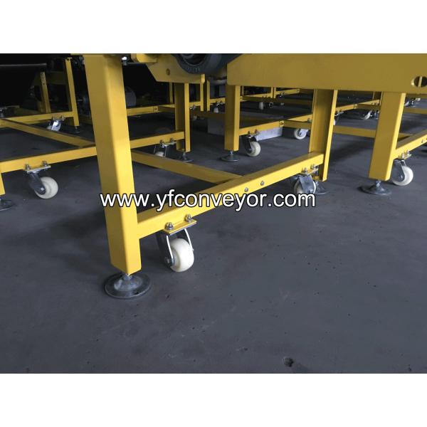 Portable Motorized PVK Conveyor Belt used for parcel express and logistic company