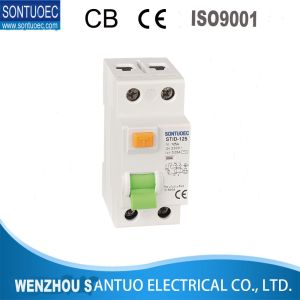 China STID series  230V 2P 4Pole   magnetic 63A RCCB Circuit Breaker With PA66 fire proof   A or AC model on sale