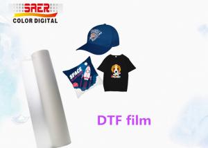 China 0.075mm Transparent DTF PET Film For Digital Inkjet Printer wholesale