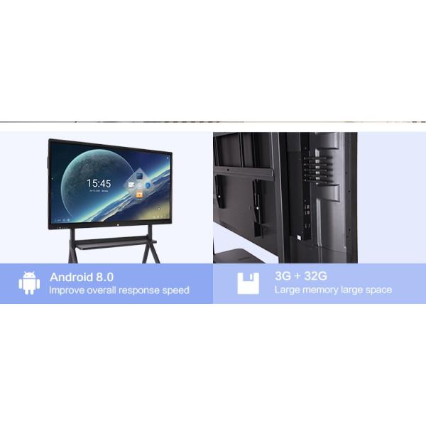 75Inch Interactive Digital Whiteboard For Online Teaching 350cd/M2