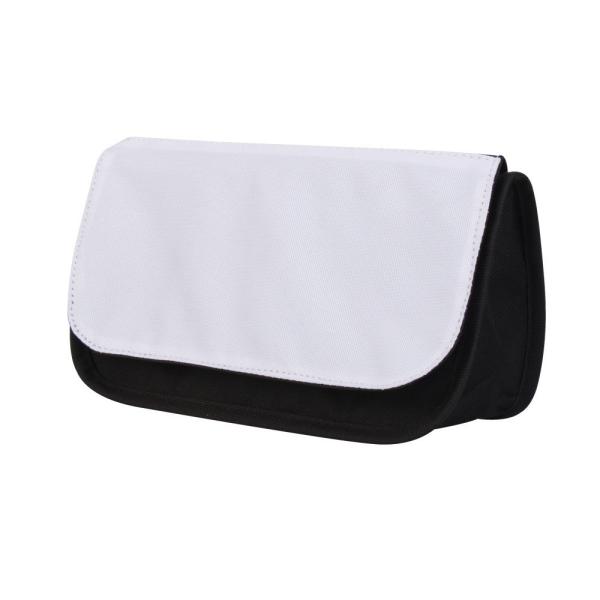 Canvas Blank Sublimation Makeup Bag Detachable Flap DIY Custom Logo Print Pencil Cosmetic Bags