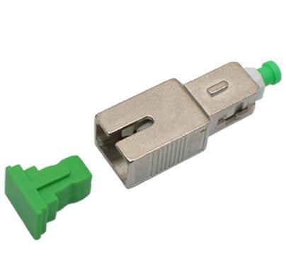 SC APC Fiber Optic Attenuator Zirconia Ceramic Low Insertion Loss