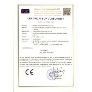 Chengdu Zenghong Sci-Tech Co., Ltd. Certifications
