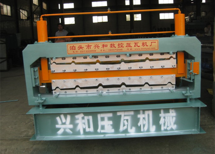 China Automatic Double Deck Roll Forming Machine For Making Steel Roof Panel wholesale