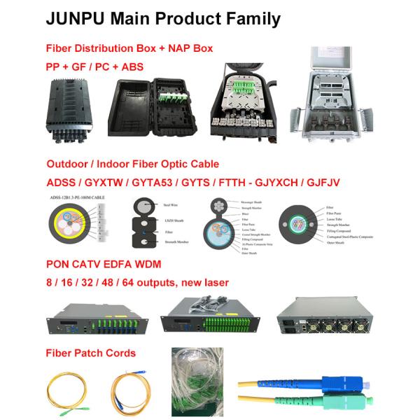 Outdoor Multimode/single mode Fiber Optic Cable for FTTH, G652D/G657A1